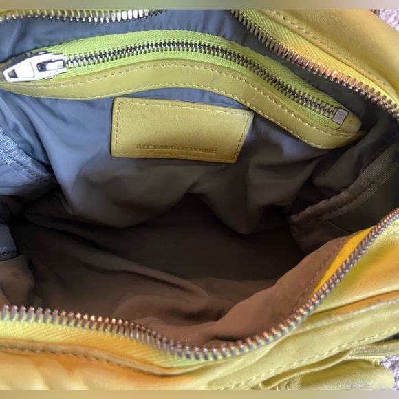 Alexander Wang ‘Brenda’ leather shoulder bag in Citrus 💛☀️✨ - Picture 6 of 11